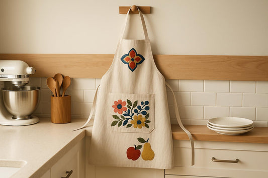 10 Appliqué Placement Ideas for Aprons