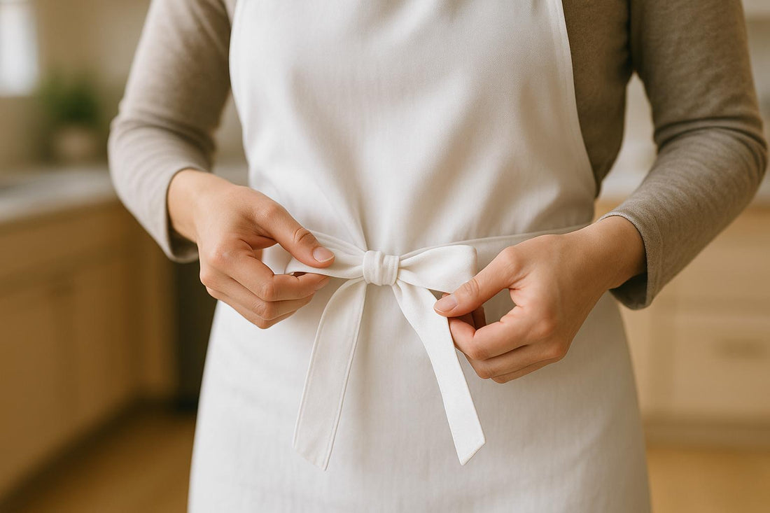 How to Tie Apron Bows