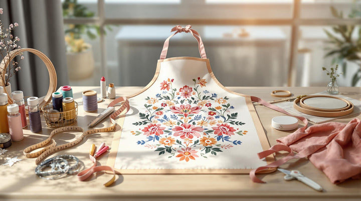 How to Position Embroidery Designs on Aprons