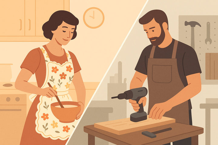Gender Roles in Aprons: History vs. Today