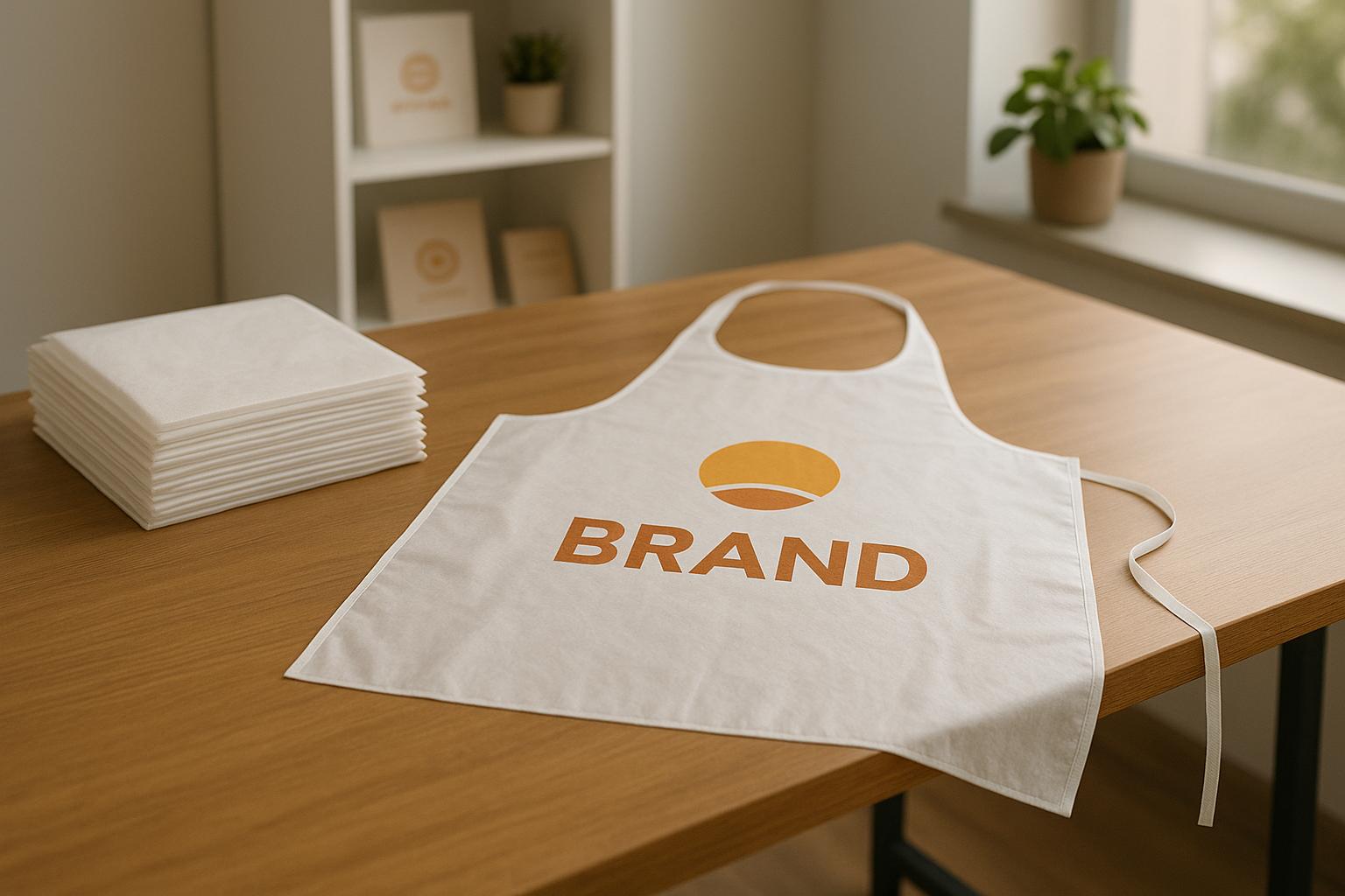 Aprons Advertisements How to Customize Disposable Aprons for Branding – Cosmic Aprons